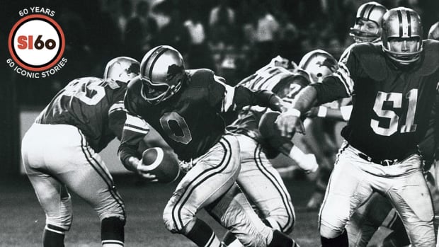 George Plimpton stumble
